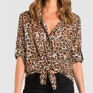 Bella Dahl Leopard Shirt